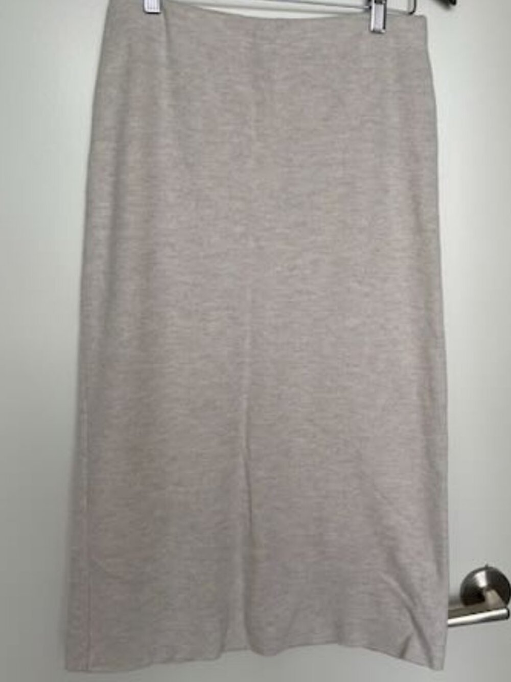 Zara Cream Knit Midi Skirt size M